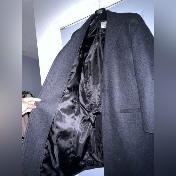 Cripple Creek western style wool trench coat in mens medium - Picture 2 of 4